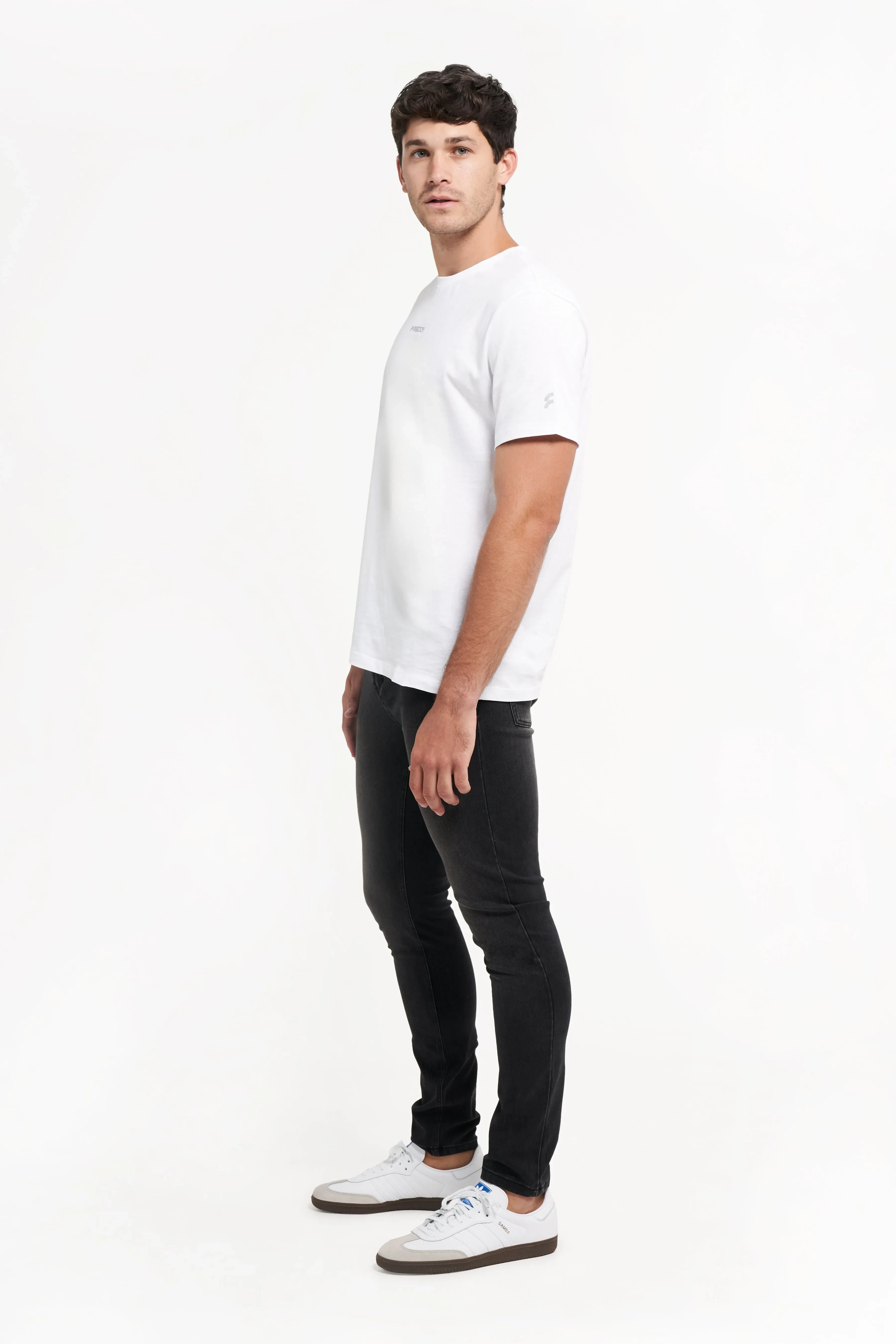 Freddy Men’s Jeans - Midnight Black with Black Stitching - Image 4