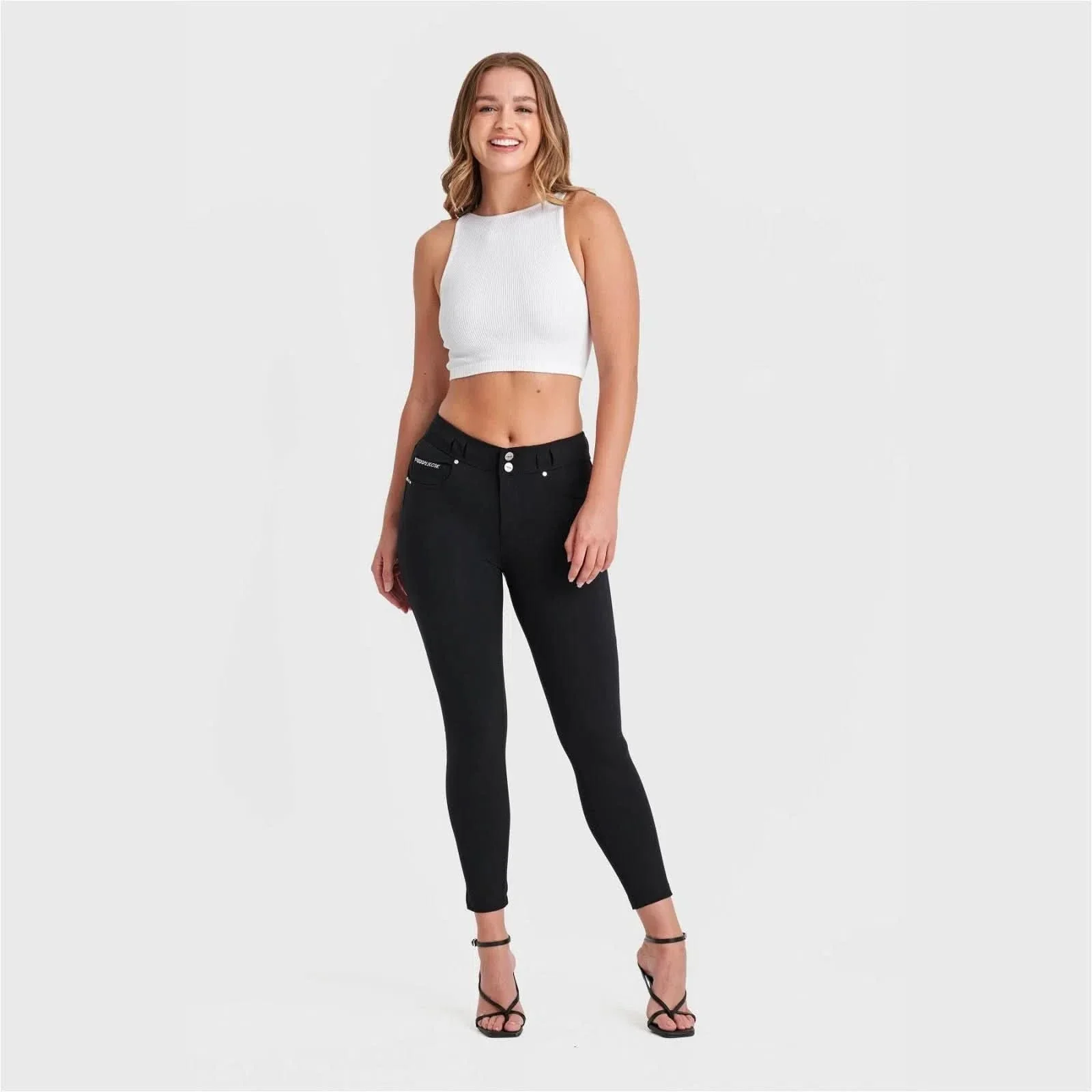N.O.W.® Diwo Pro - High Waisted - 7/8 Length - Black - Image 6