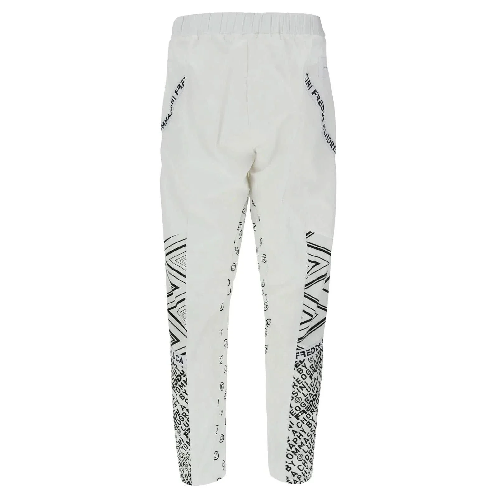 Trousers unisex with pattern print - A Choreography by Luca Tommassini - White - Image 3