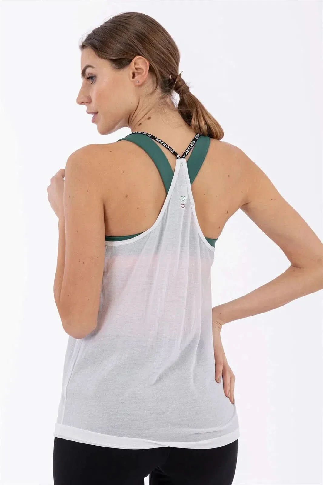 Yoga Tank Top - White - Image 4