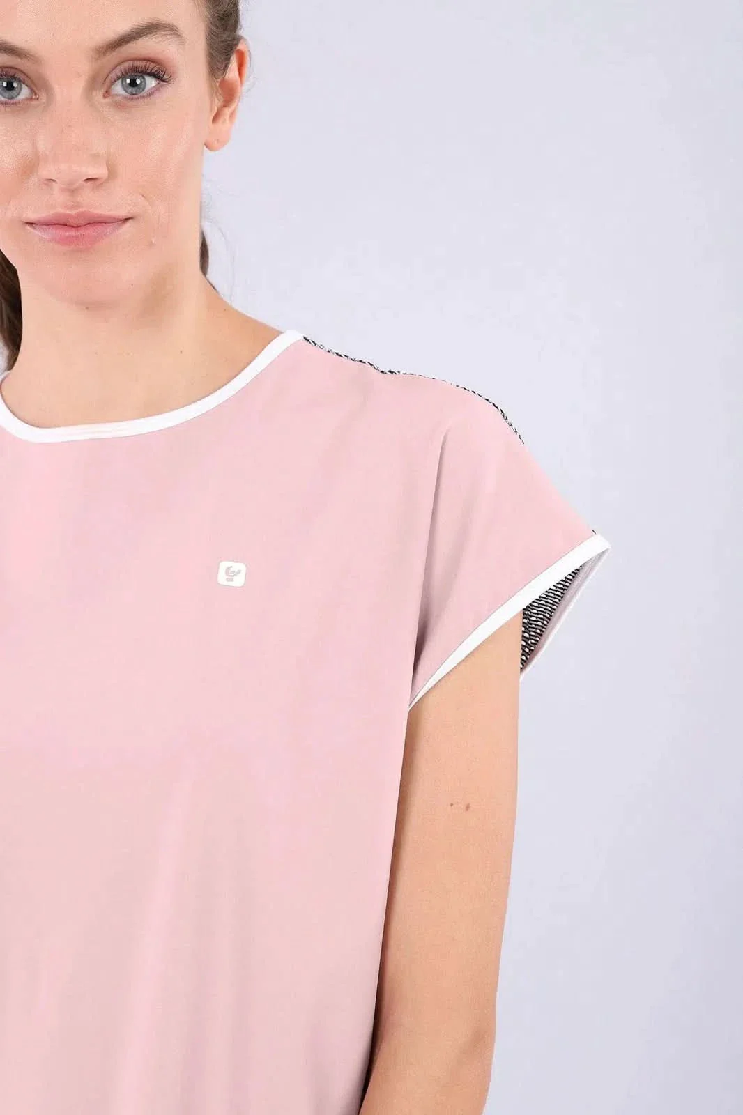 Ecological Fabric Yoga T-Shirt - Pink - Image 3