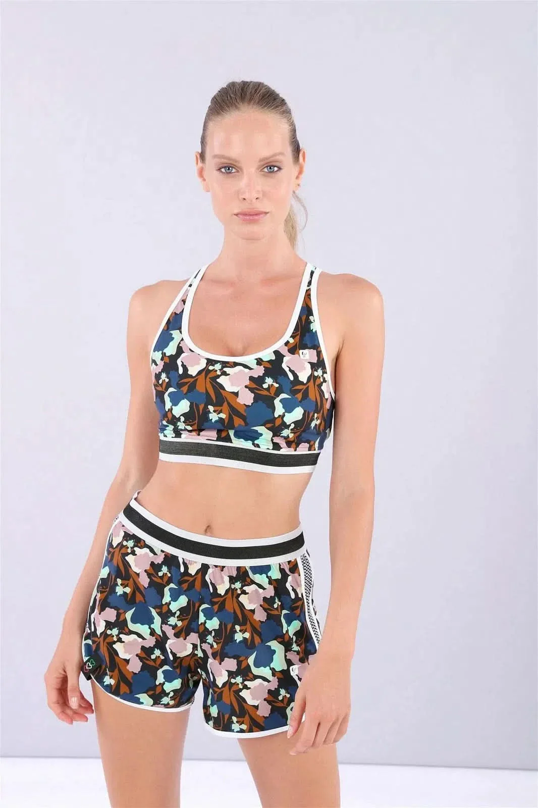 Women’s floral yoga top - 100% Made in Italy - Image 2