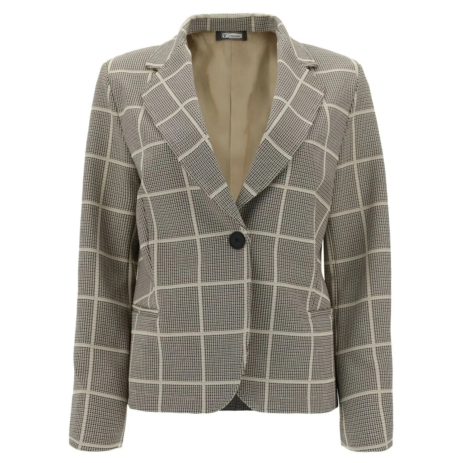 Women's Blazer - Plaid