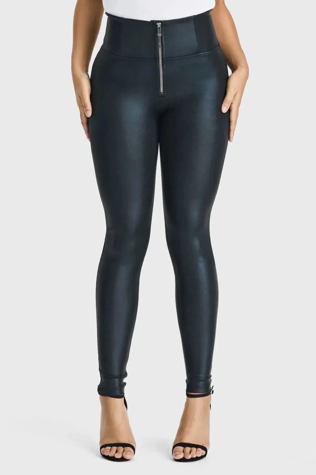 WRUP Luxe Shimmer - Super High Waisted - Full Length - Black - Image 5