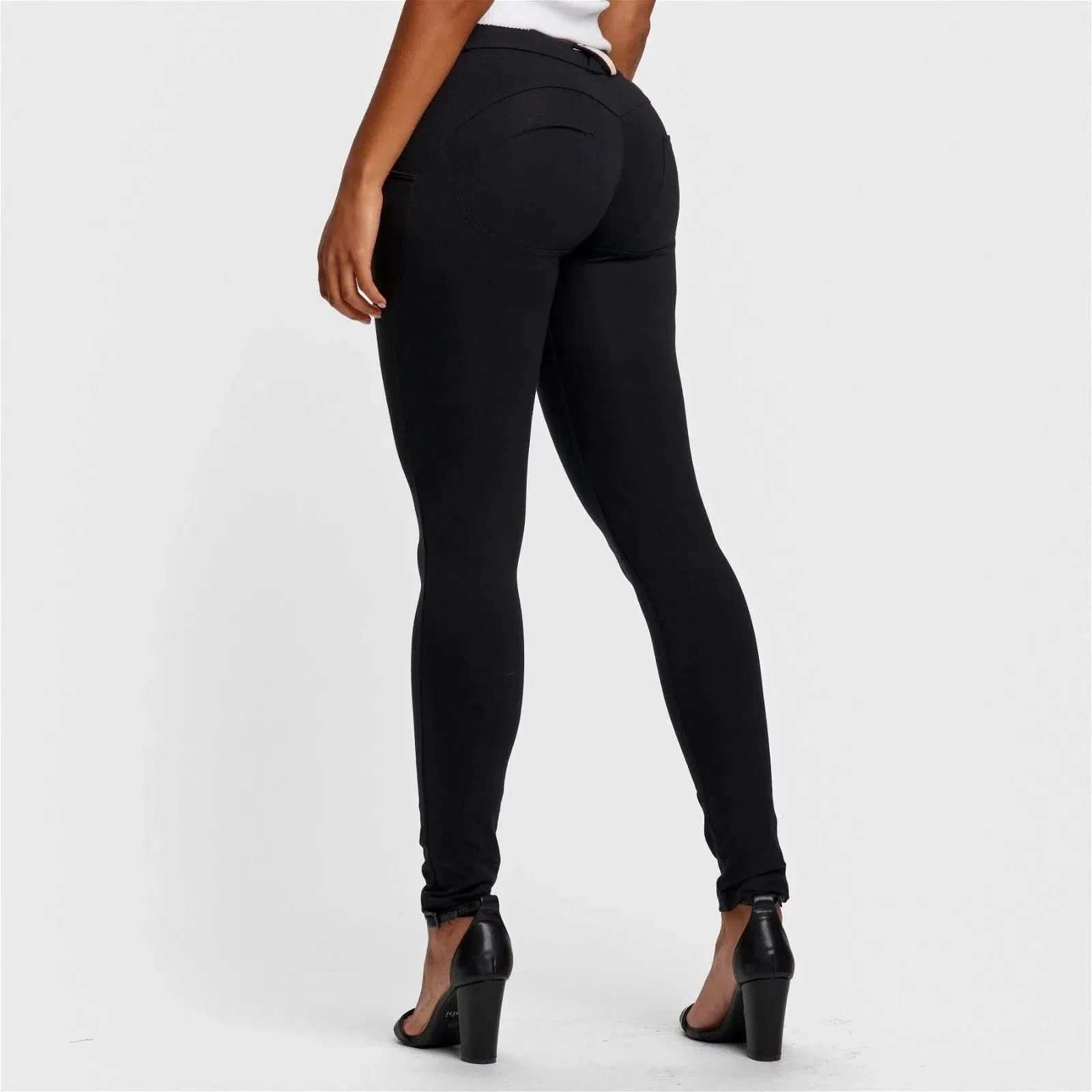 WRUP Fashion - Mid Rise - Full Length - Black - Image 3