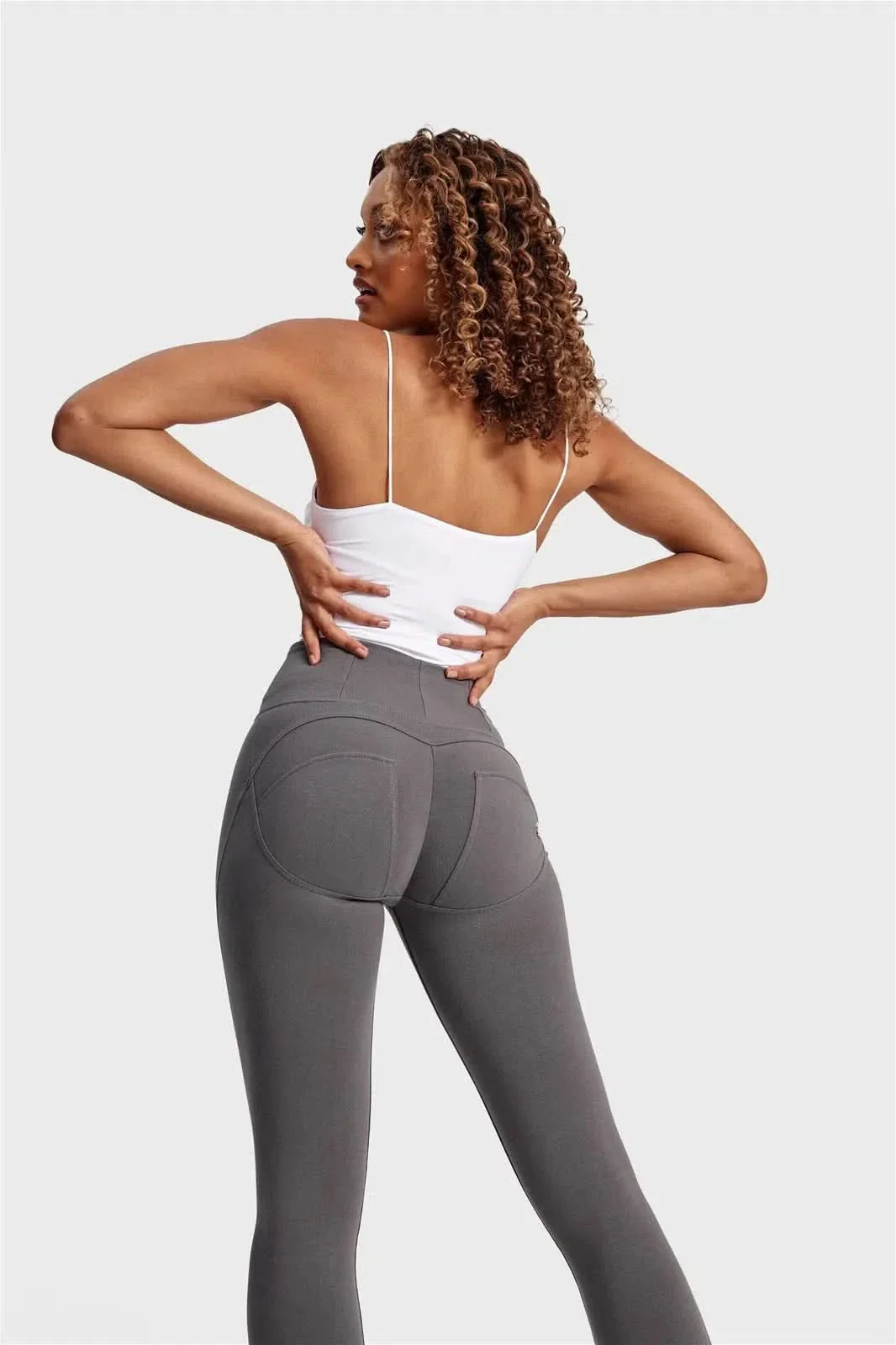 WRUP Fashion - High Waisted - Full Length - Grey - Image 10