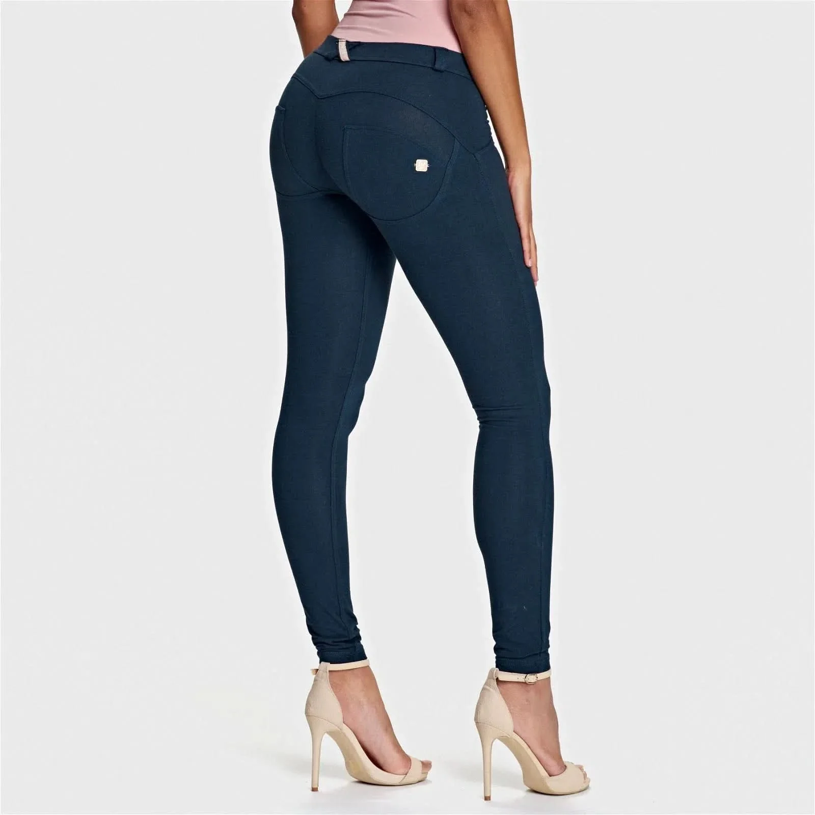 WRUP Fashion - Mid Rise - Full Length - Navy Blue - Image 6