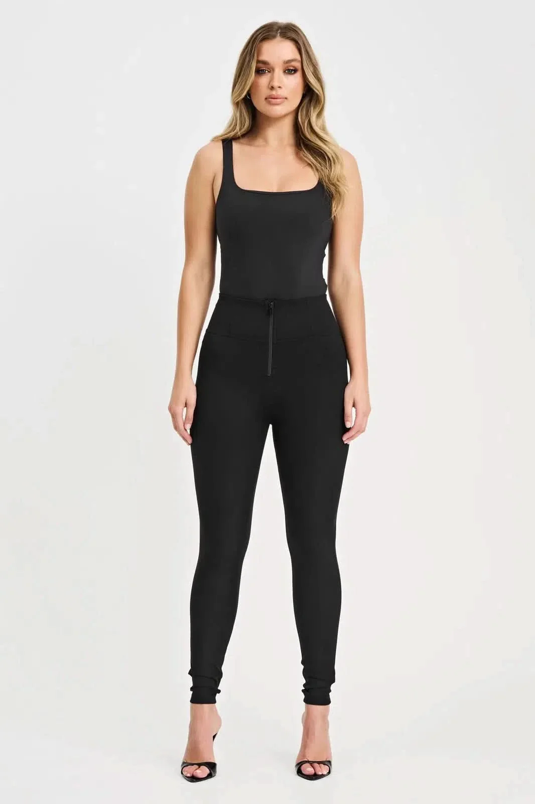 WRUP Thick Layered Diwo Pro - High Waisted - Full Length - Black - Image 2